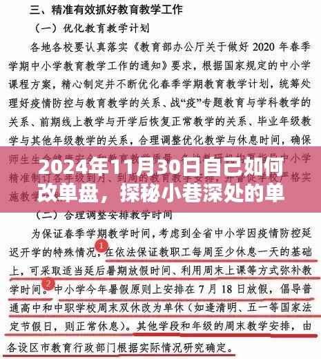 探秘小巷深处的单盘定制坊，DIY专属单盘，2024年11月30日手把手教你改单盘！