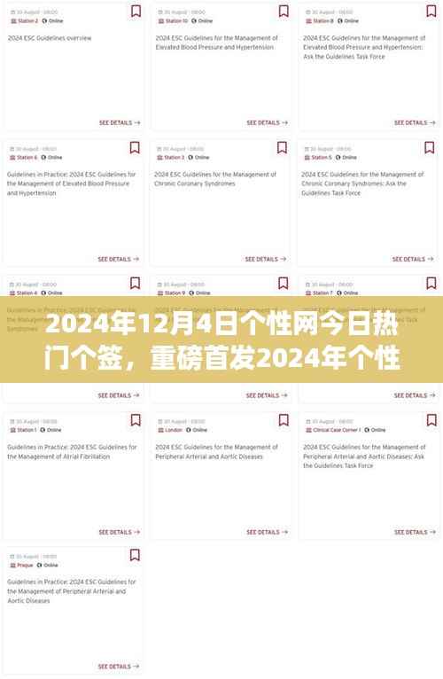2024年热门个性网今日个签，科技新宠重塑生活体验