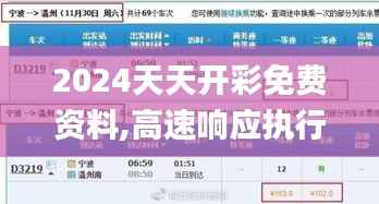 2024天天开彩免费资料,高速响应执行计划_V50.390