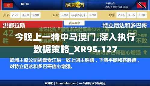 今晚上一特中马澳门,深入执行数据策略_XR95.127