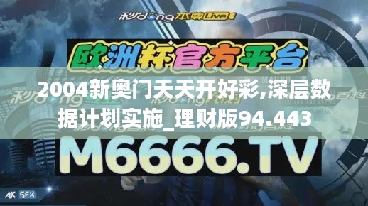 2004新奥门天天开好彩,深层数据计划实施_理财版94.443