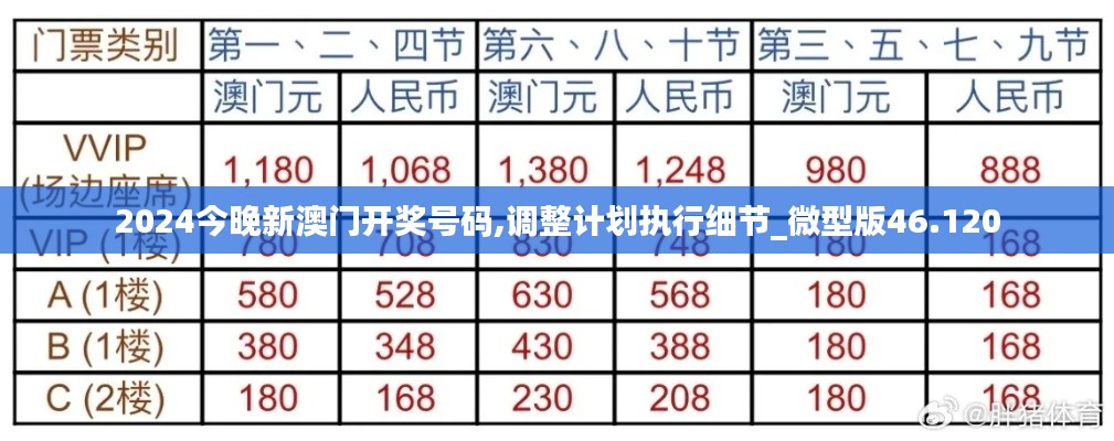 2024今晚新澳门开奖号码,调整计划执行细节_微型版46.120
