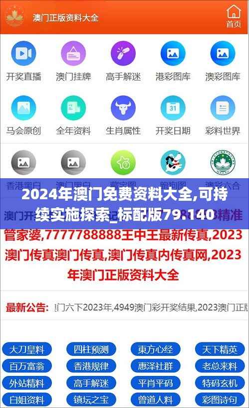 2024年澳门免费资料大全,可持续实施探索_标配版79.140