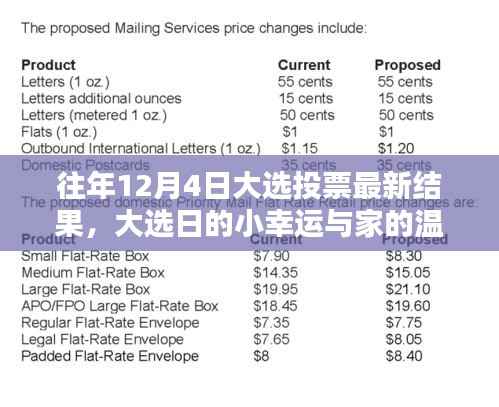 往年大选日投票结果揭秘，小幸运与家的温暖时刻