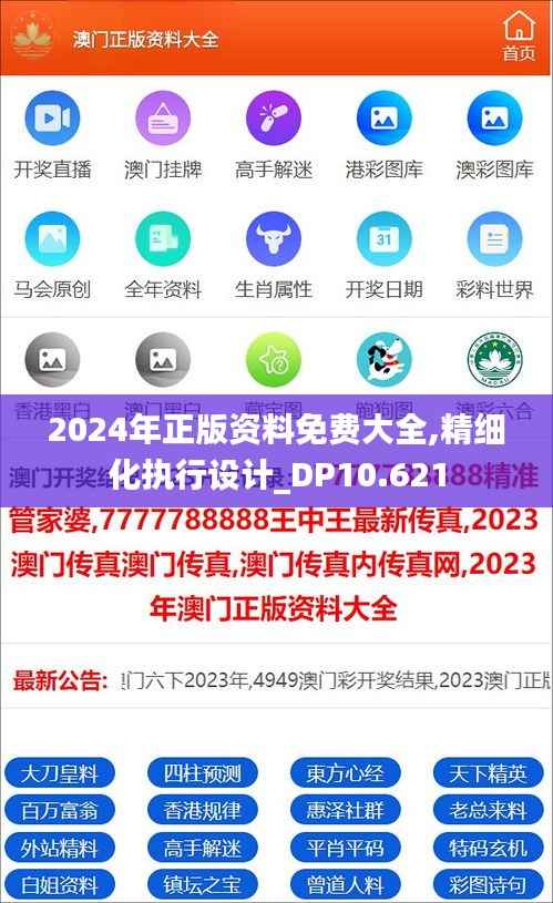 2024年正版资料免费大全,精细化执行设计_DP10.621