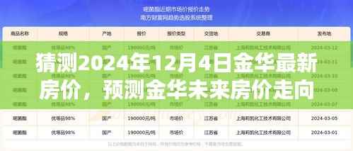 聚焦金华未来房价走向，预测与解析2024年12月4日金华最新房价趋势分析
