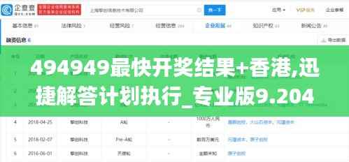 494949最快开奖结果+香港,迅捷解答计划执行_专业版9.204