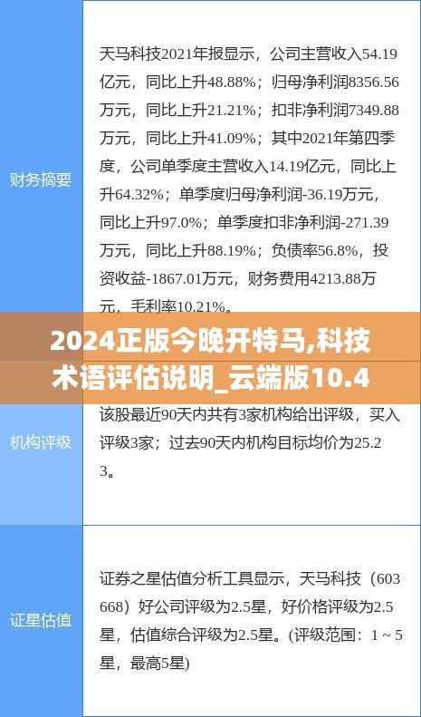 2024正版今晚开特马,科技术语评估说明_云端版10.496