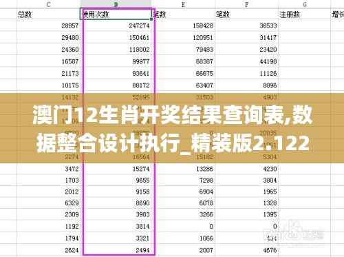 澳门12生肖开奖结果查询表,数据整合设计执行_精装版2.122