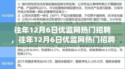 往年12月6日优监网热门招聘聚焦,观点之争与招聘趋势分析