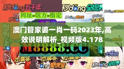 澳门管家婆一肖一码2023年,高效说明解析_视频版4.178