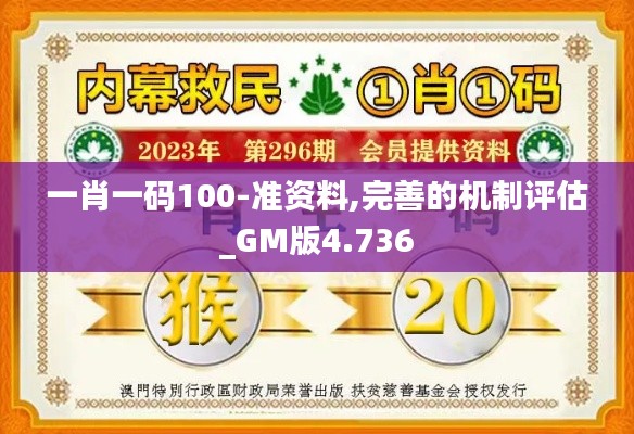 一肖一码100-准资料,完善的机制评估_GM版4.736