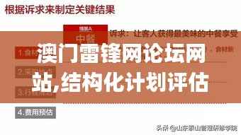 澳门雷锋网论坛网站,结构化计划评估_ChromeOS1.748