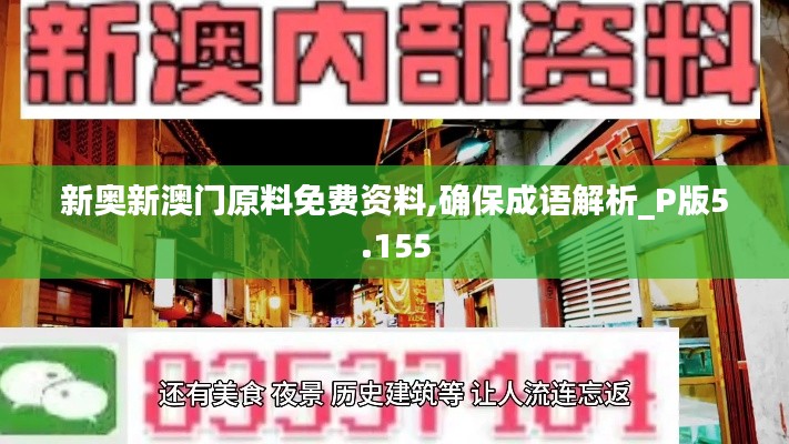 新奥新澳门原料免费资料,确保成语解析_P版5.155