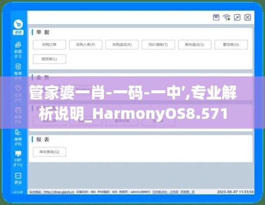 管家婆一肖-一码-一中′,专业解析说明_HarmonyOS8.571