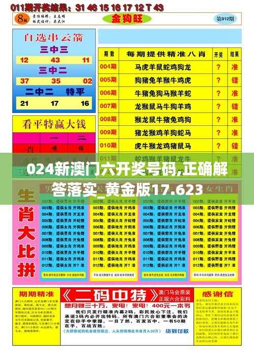 024新澳门六开奖号码,正确解答落实_黄金版17.623