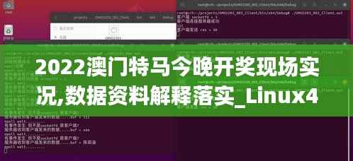 2022澳门特马今晚开奖现场实况,数据资料解释落实_Linux4.450