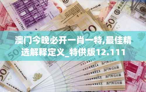 澳门今晚必开一肖一特,最佳精选解释定义_特供版12.111