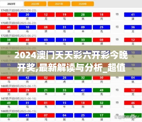 2024澳门天天彩六开彩今晚开奖,最新解读与分析_超值版18.853