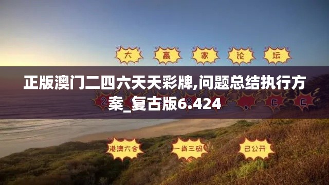 正版澳门二四六天天彩牌,问题总结执行方案_复古版6.424