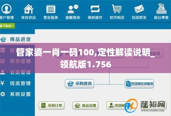 管家婆一肖一码100,定性解读说明_领航版1.756