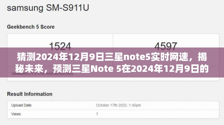 揭秘未来,预测三星Note 5在特定日期的实时网速表现(2024年12月9日)