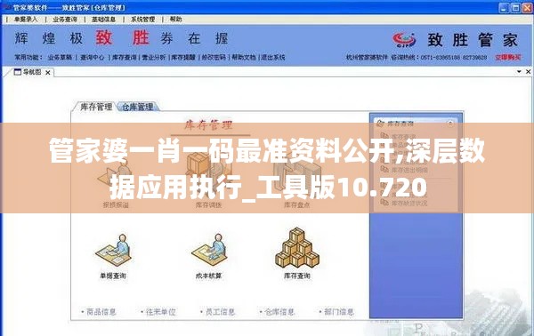 管家婆一肖一码最准资料公开,深层数据应用执行_工具版10.720