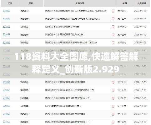 118资料大全图库,快速解答解释定义_创新版2.929