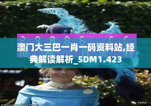 澳门大三巴一肖一码资料站,经典解读解析_5DM1.423