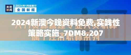 2024新澳今晚资料免费,实践性策略实施_7DM8.207