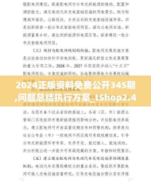 2024正版资料免费公开345期,问题总结执行方案_tShop2.442