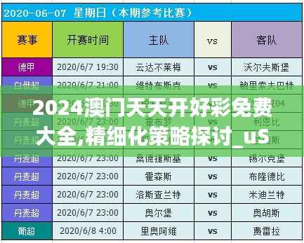 2024澳门天天开好彩免费大全,精细化策略探讨_uShop6.756
