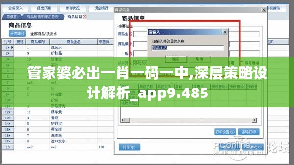 管家婆必出一肖一码一中,深层策略设计解析_app9.485