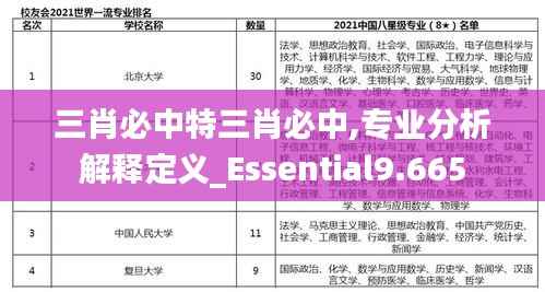 三肖必中特三肖必中,专业分析解释定义_Essential9.665