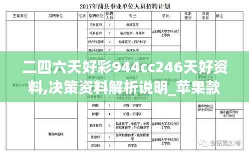 二四六天好彩944cc246天好资料,决策资料解析说明_苹果款2.606