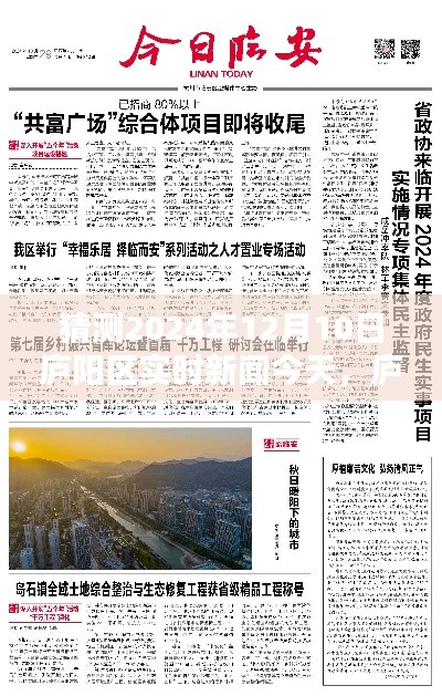 庐阳区实时新闻深度解析,聚焦即将到来的2024年12月10日事件报道