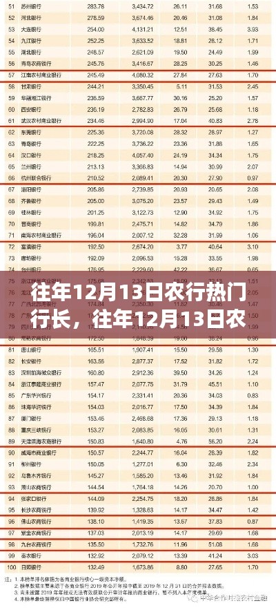 农行热门行长成长之路详解,一步步成为行业翘楚的历程揭秘