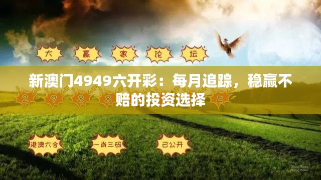 新澳门4949六开彩:每月追踪,稳赢不赔的投资选择