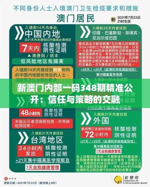 新澳门内部一码348期精准公开：信任与策略的交融