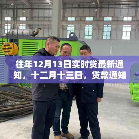 十二月十三日贷款通知惊喜发布，冬日暖阳下的最新贷款动态