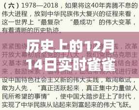 历史上的雀跃瞬间，十二月十四日的实时探索