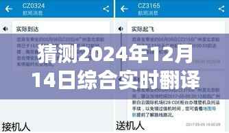 掌握未来技能，学习实时翻译，揭秘如何猜测2024年12月14日综合实时翻译详细步骤指南