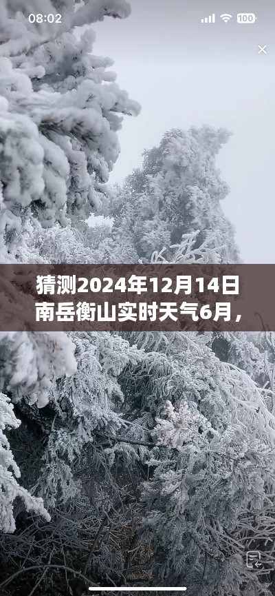 南岳衡山未来天气展望，预测之旅至2024年12月14日的实时天气分析