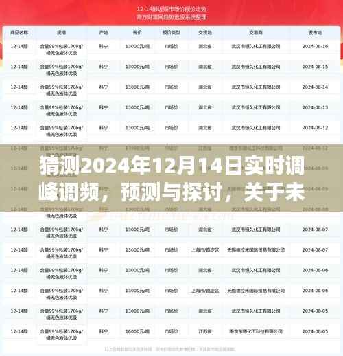 2024年实时调峰调频展望与探讨，未来日期调频技术的预测与论述