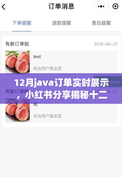 揭秘十二月Java订单实时展示系统,高效智能管理利器在小红书上的分享展示