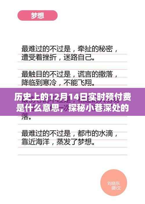 探秘时光驿站,历史上的十二月十四日与实时预付费的奇妙缘分