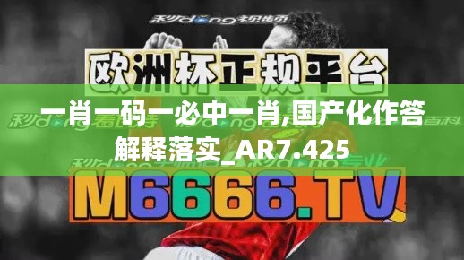 一肖一码一必中一肖,国产化作答解释落实_AR7.425