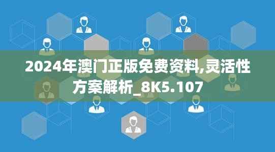 2024年澳门正版免费资料,灵活性方案解析_8K5.107