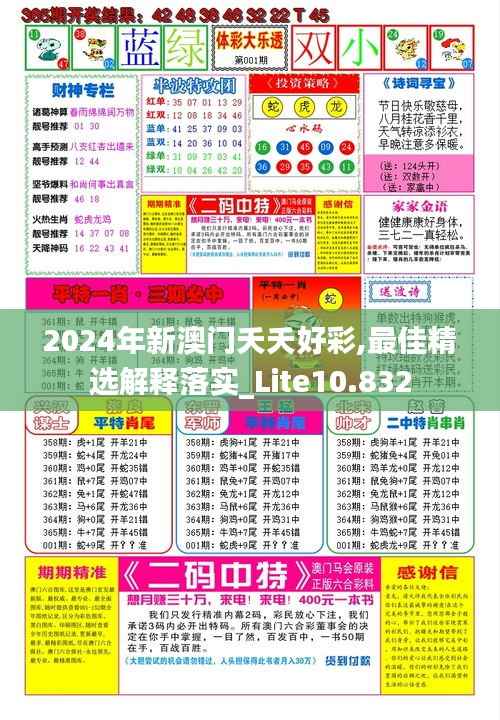 2024年新澳门夭夭好彩,最佳精选解释落实_Lite10.832