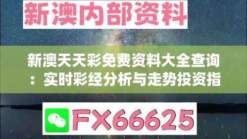 新澳天天彩免费资料大全查询:实时彩经分析与走势投资指南